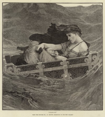 Danaë door John Dickson Batten